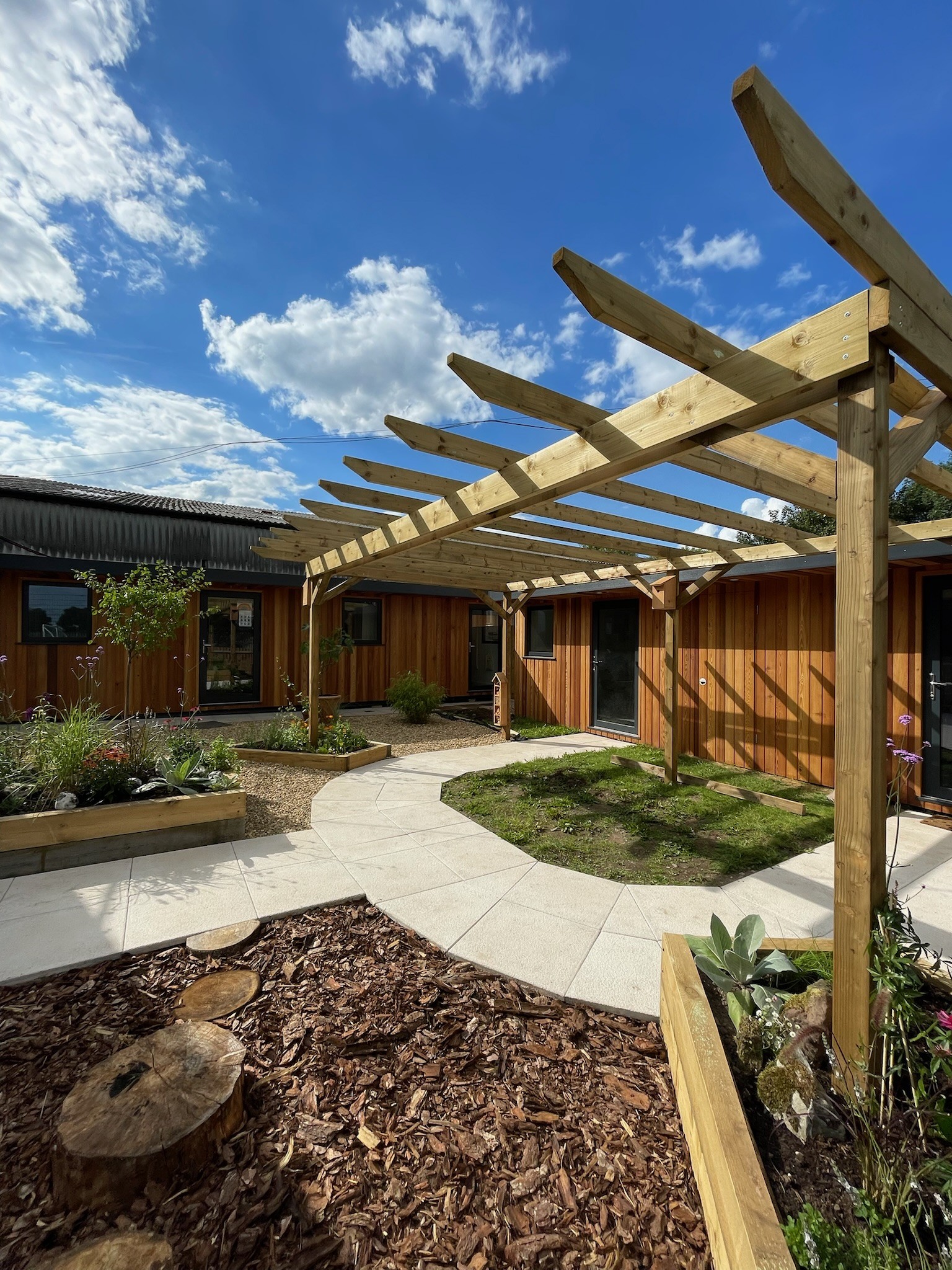 Outdoor Garden Space Completed